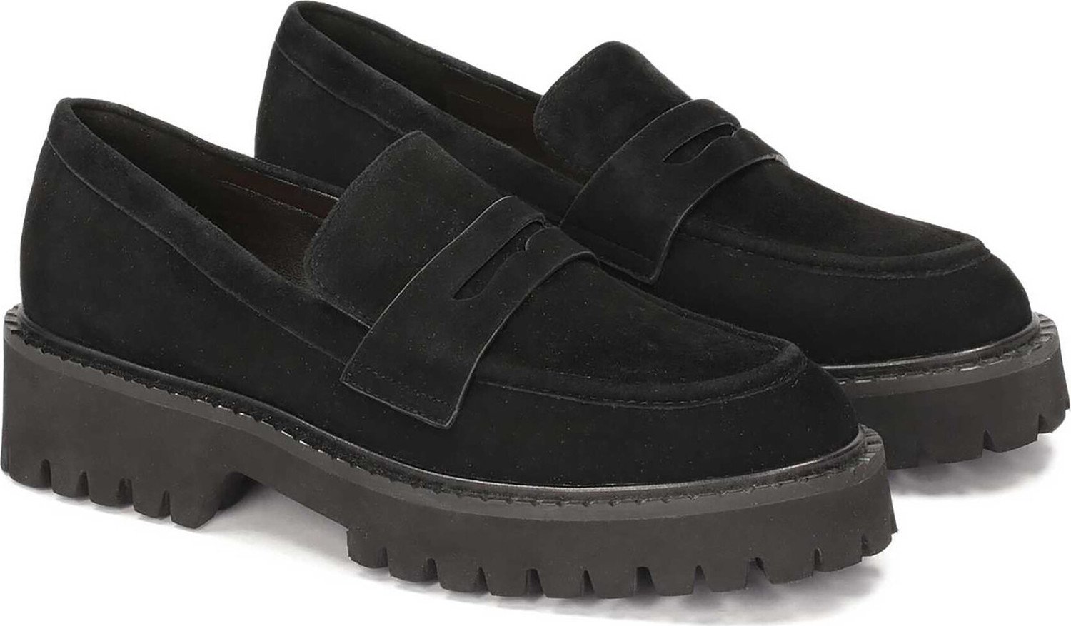 Loafersy Kazar Essen 83272-02-00 Czarny