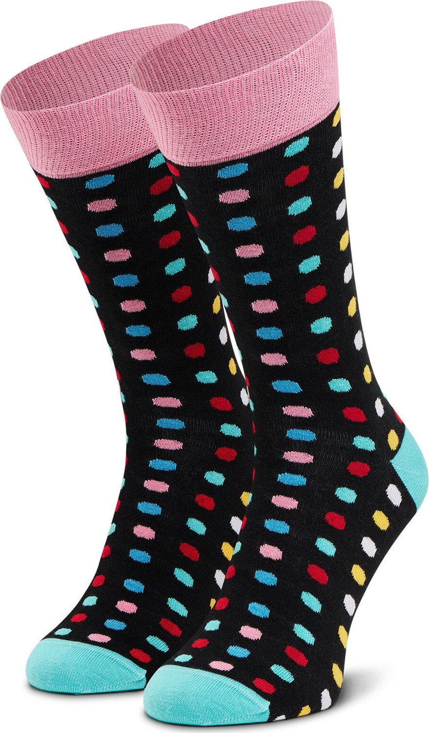 Pánské klasické ponožky Dots Socks D20WF-SX-002-X Černá