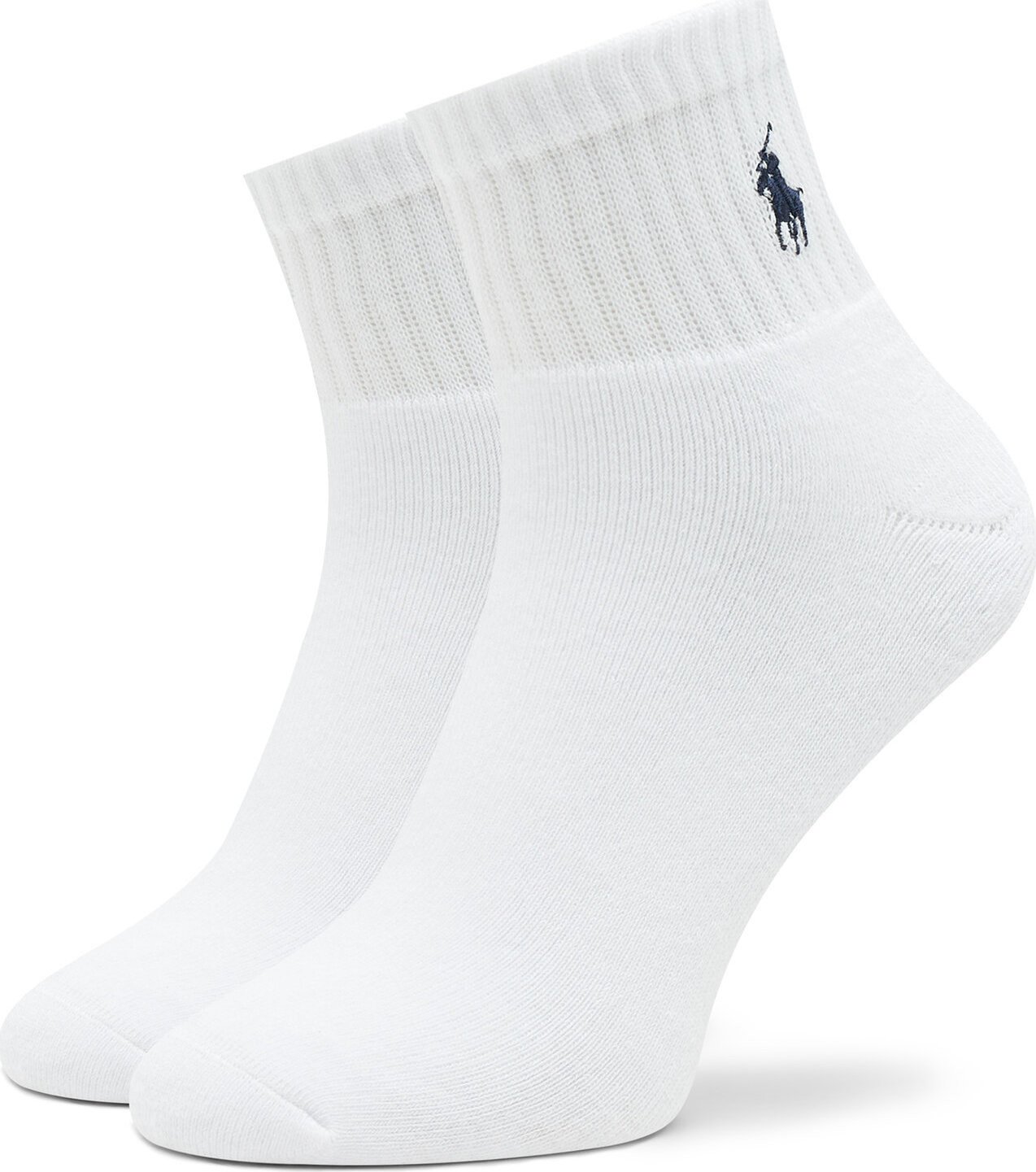 Sada 3 párů pánských vysokých ponožek Polo Ralph Lauren 449655220003 White