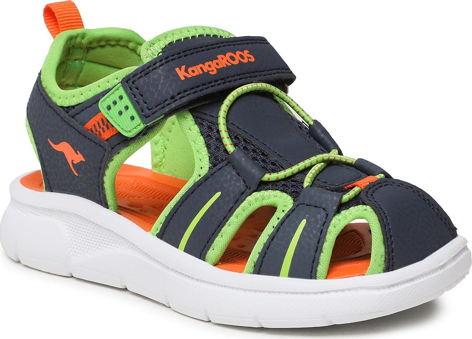 Sandály KangaRoos 10059 000 4054 Dk Navy/Lime