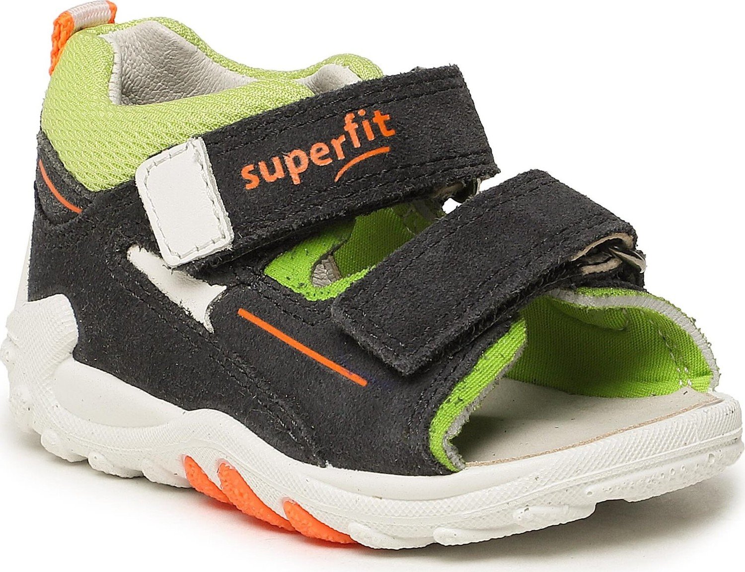 Sandály Superfit 1-000035-2000 M Grey/Lightgreen