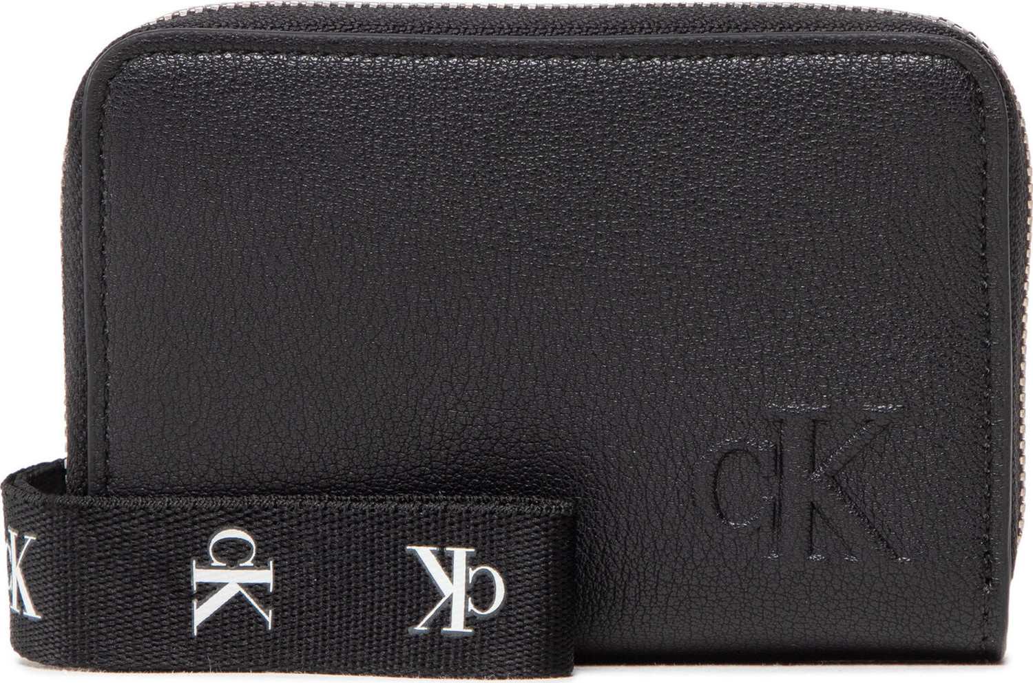 Malá dámská peněženka Calvin Klein Jeans Ultralight Med Za W/Wristlet K60K609827 BDS