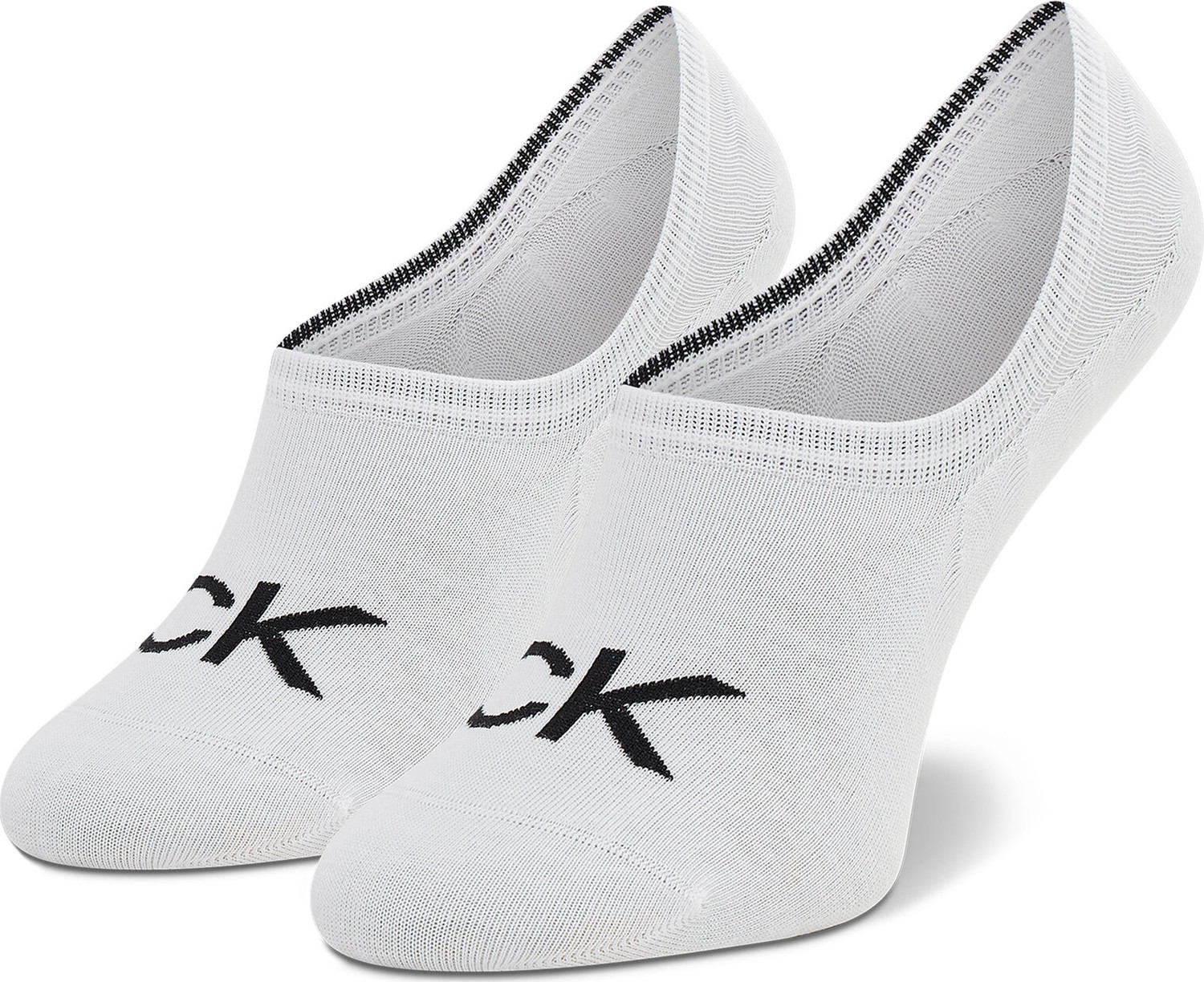 Dámské kotníkové ponožky Calvin Klein 701218773 White 002