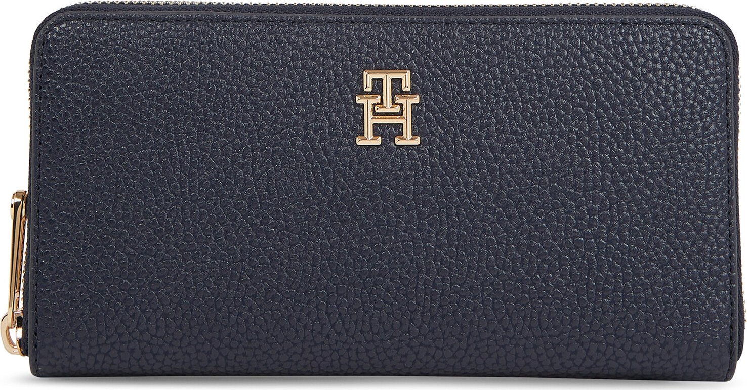 Velká dámská peněženka Tommy Hilfiger Emblem AW0AW15181 Space Blue DW6