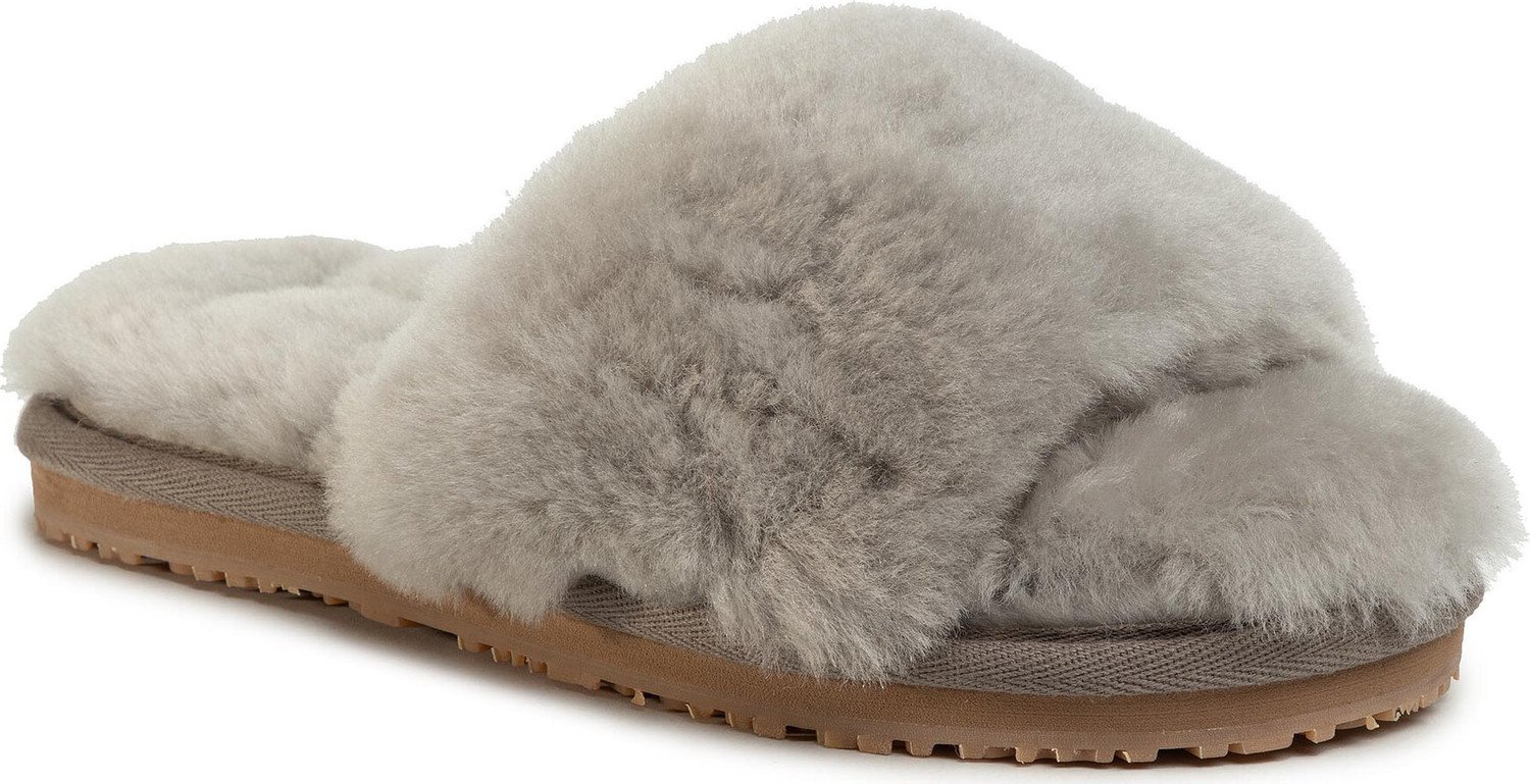 Nazouváky Mou Sheepskin Fur Slide Slipper FW161001L Light