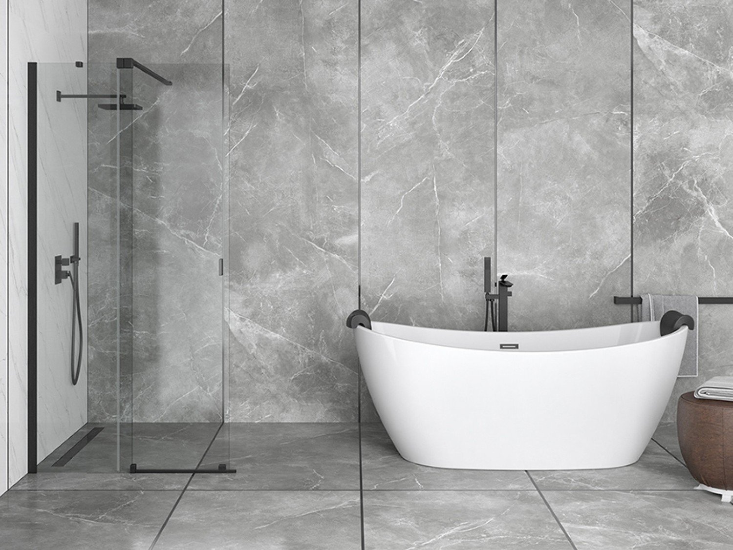 BESCO Olsen Spa  AYLA VANAYLA170 - Volně stojící vana AYLA bílá