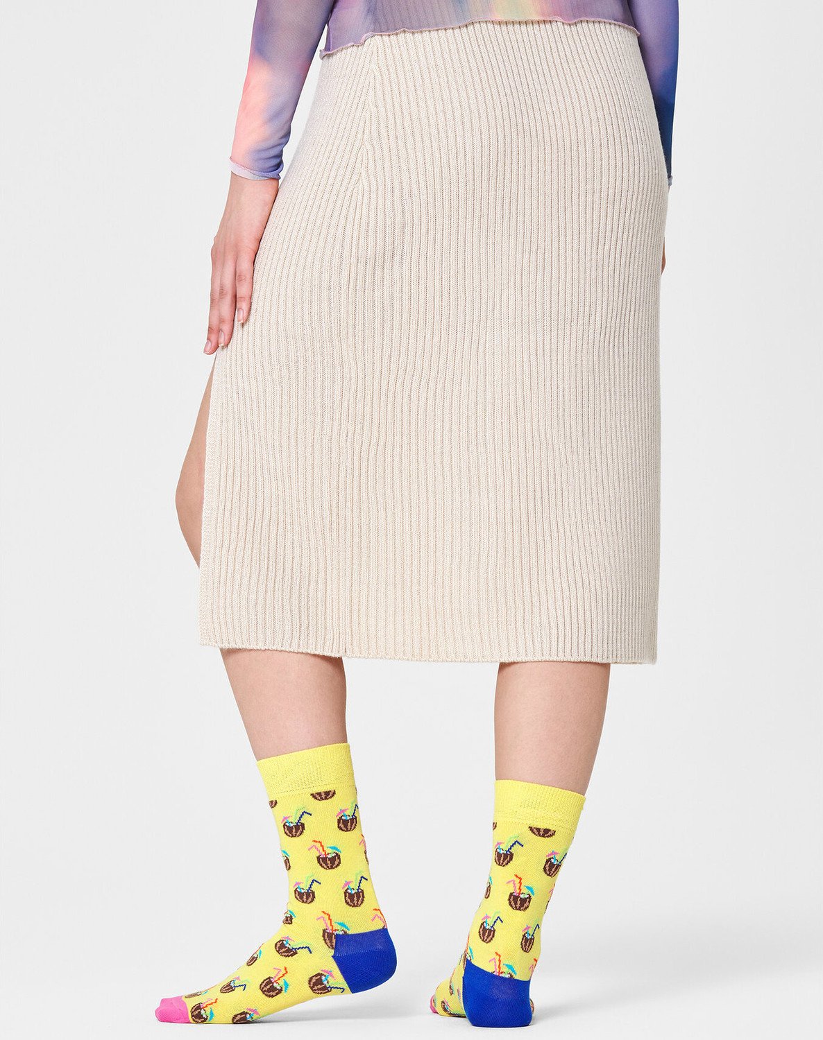 Klasické ponožky Unisex Happy Socks CNC01-2200 Žlutá