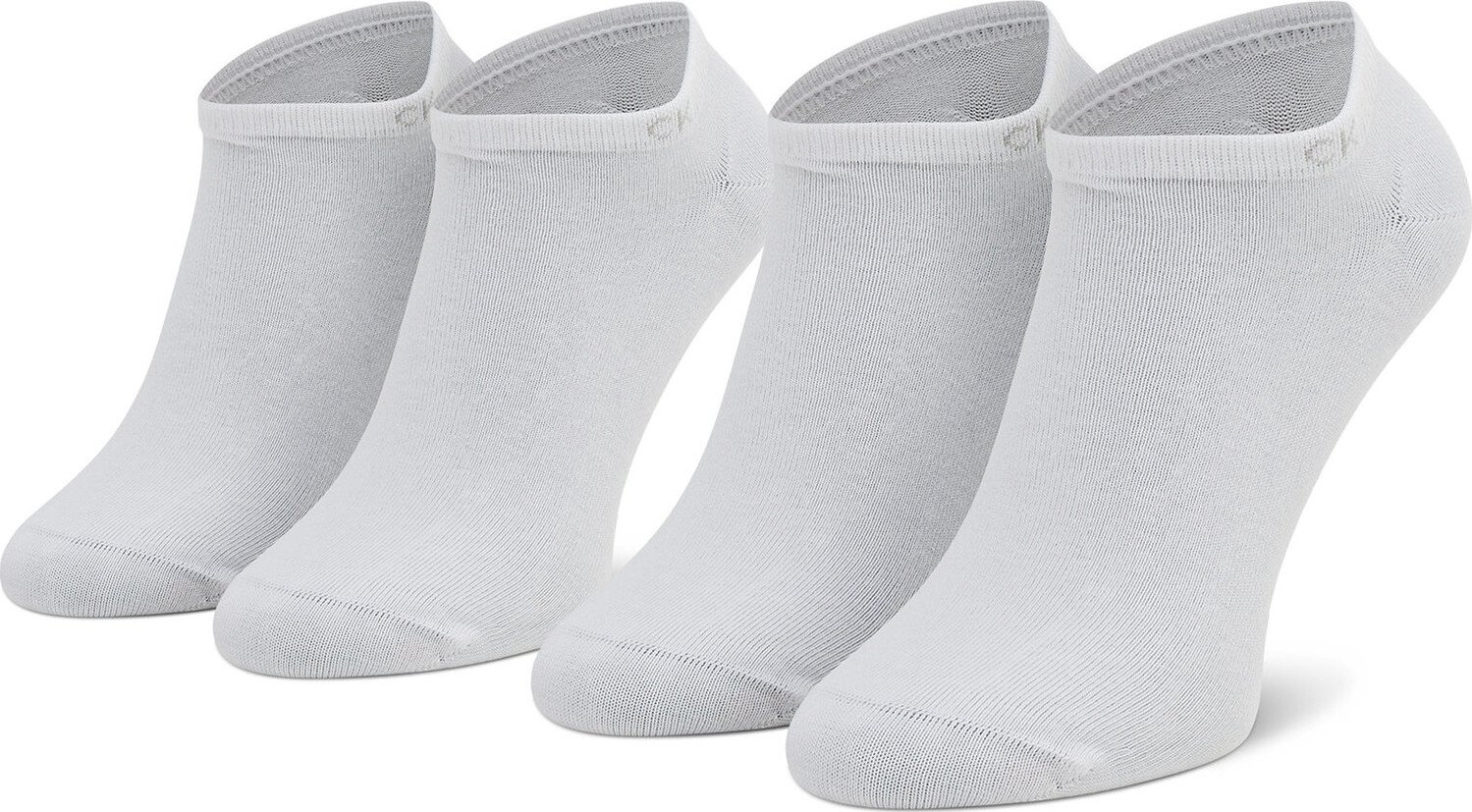 Sada 2 párů pánských nízkých ponožek Calvin Klein 701218707 White 002