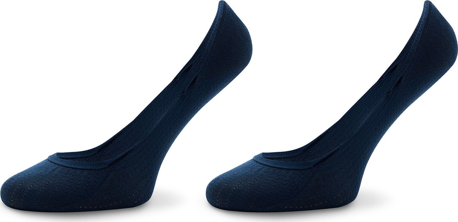 Sada 2 párů dámských ponožek Tommy Hilfiger 701223805 Navy 003