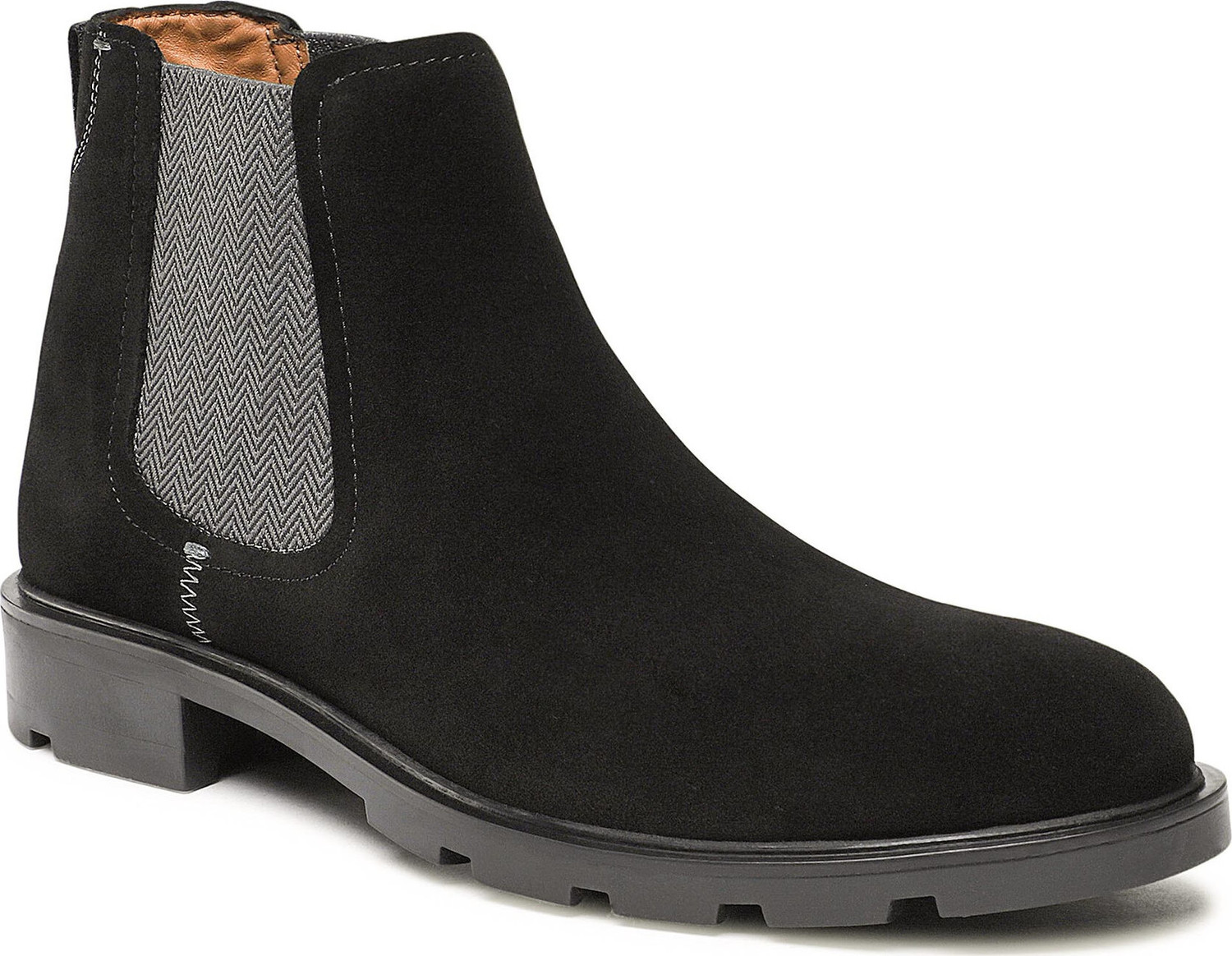 Kotníková obuv s elastickým prvkem Gino Rossi MI07-B252-B89-04 Black
