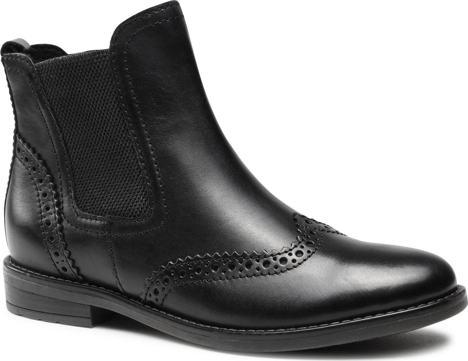 Kotníková obuv s elastickým prvkem Marco Tozzi 2-25365-41 Black 001