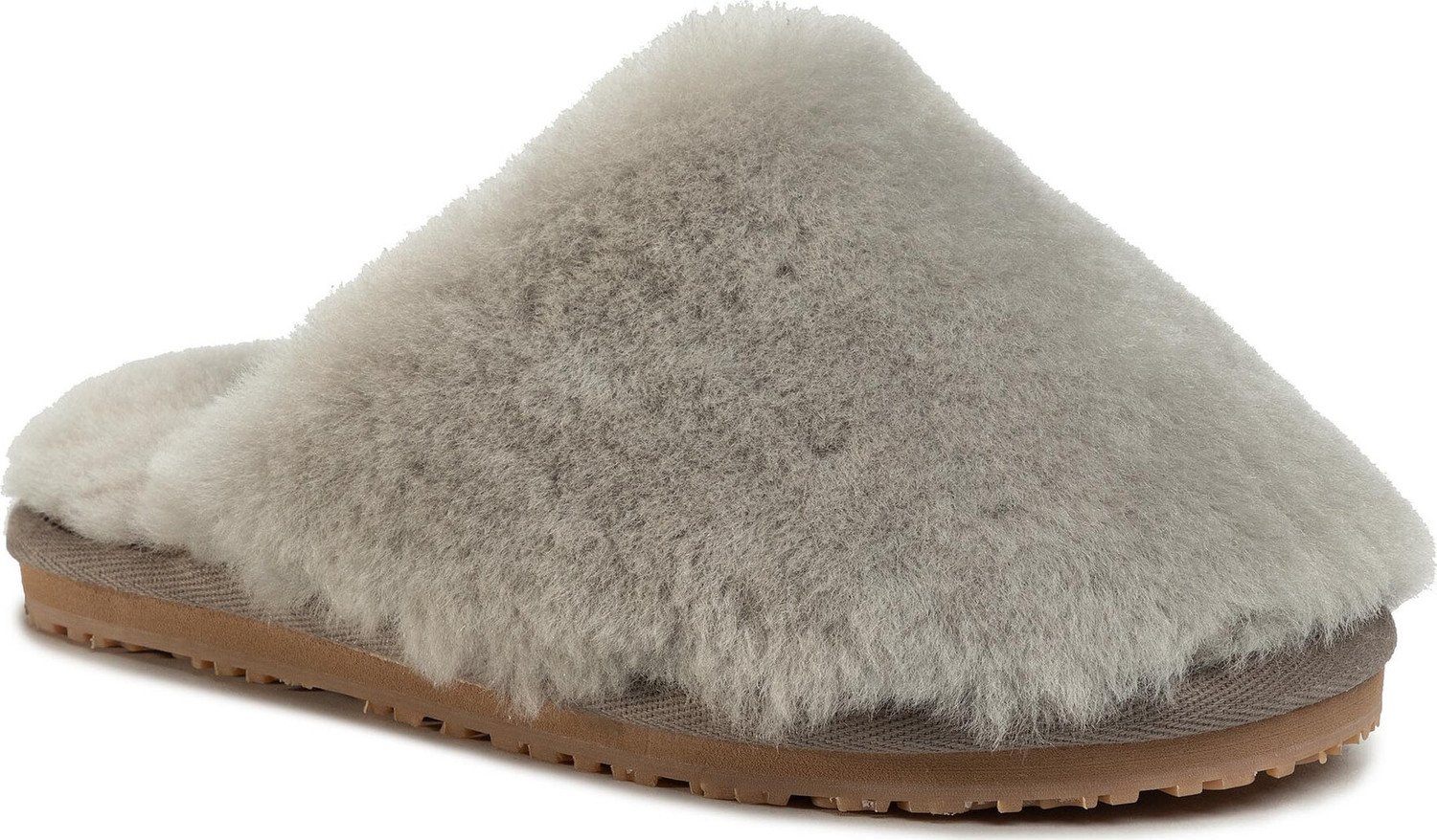 Bačkory Mou Closed Toe Sheepskin Slipper Light