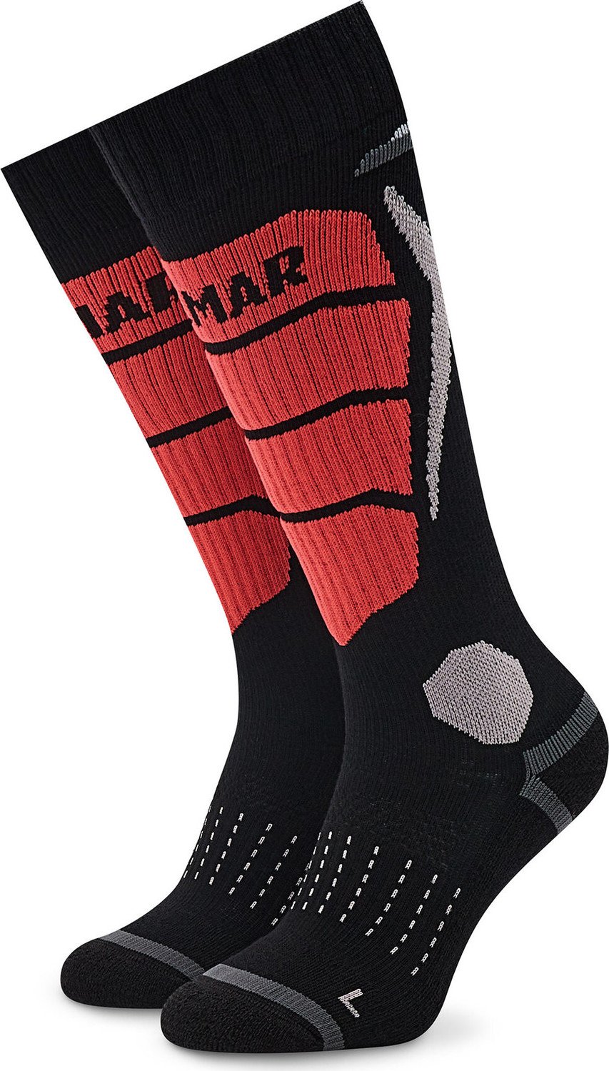 Klasické ponožky Unisex Colmar Teck 5263 3VS Neon Red/Black 113