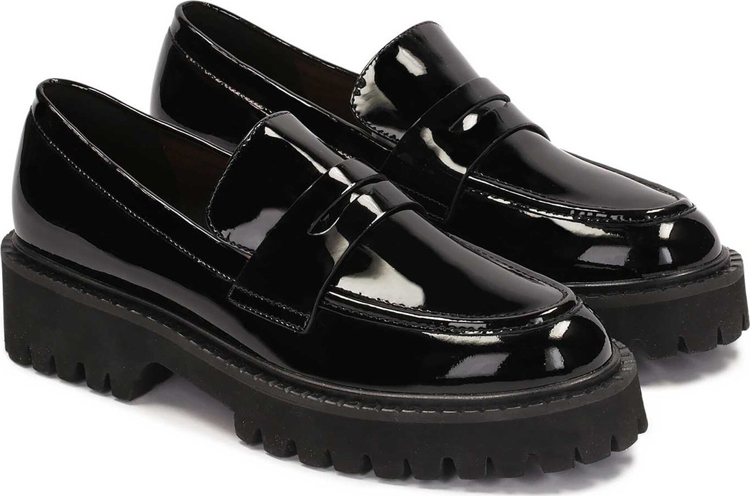 Loafersy Kazar Essen 83272-L0-00 Czarny