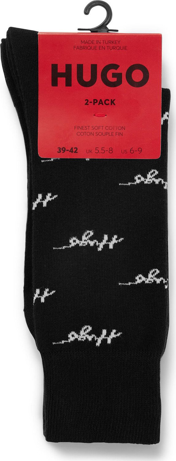Pánské klasické ponožky Hugo 50491194 Black 1