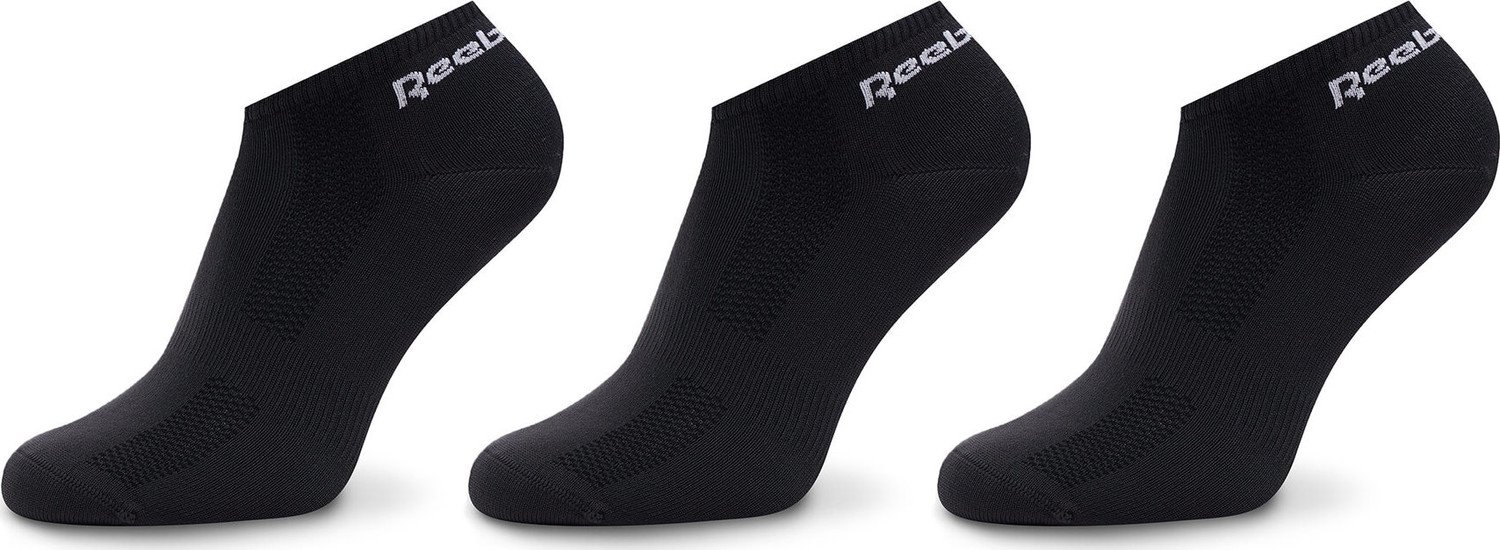 Sada 3 párů dámských nízkých ponožek Reebok One Series FQ5348 Black