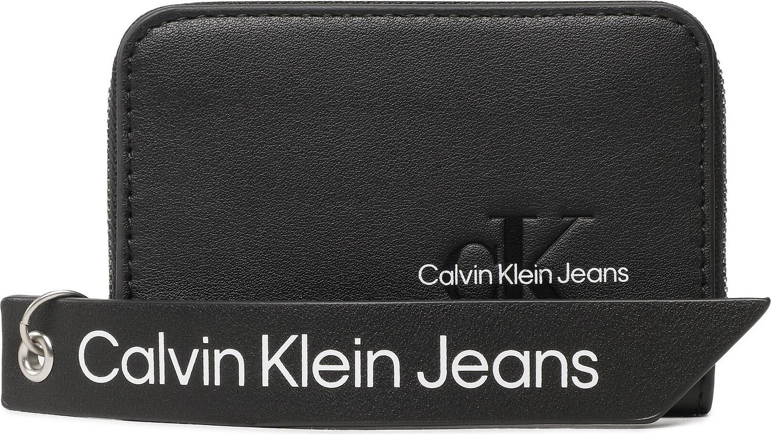 Malá dámská peněženka Calvin Klein Jeans Sculpted Med Zip Around Tag K60K610578 BDS