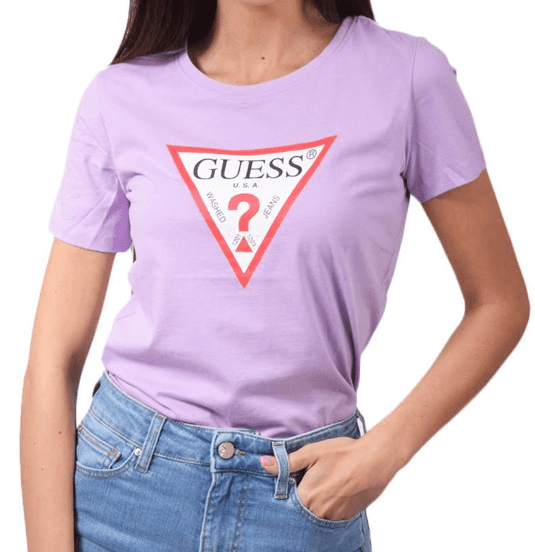 Dámské tričko Guess fialové, velikost XL