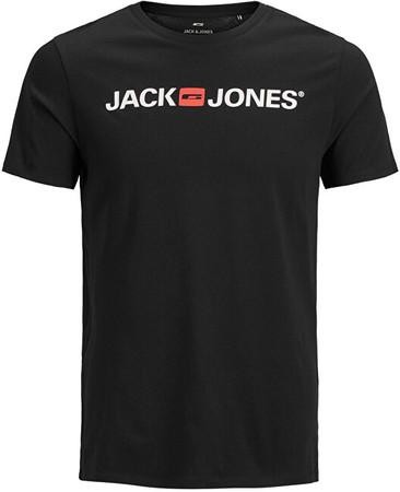 Jack&Jones PLUS Pánské triko JJECORP Regular Fit 12184987 Black 7XL