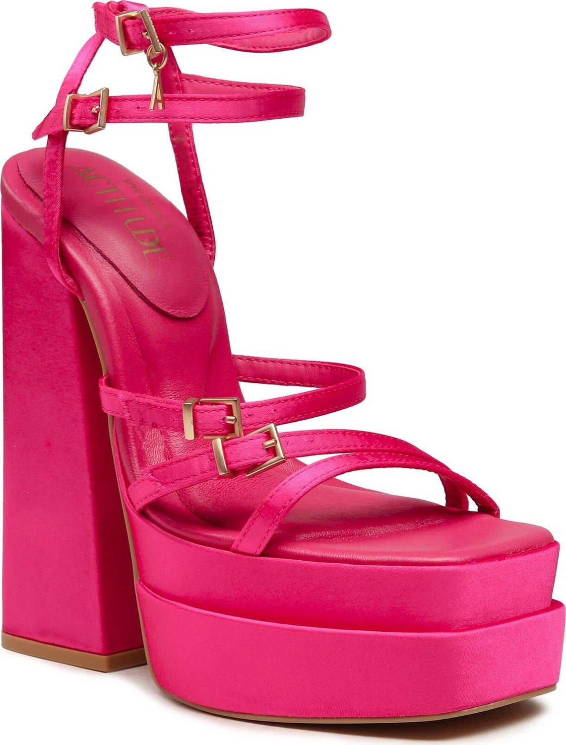 Sandály TWINSET 231ACP042 Fuxia 00009
