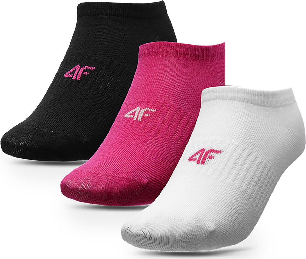 Sada 3 párů dětských nízkých ponožek 4F 4FJSS23USOCF097 94S
