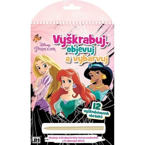 Vyškrabuj, objevuj, vybarvuj Disney Princezny