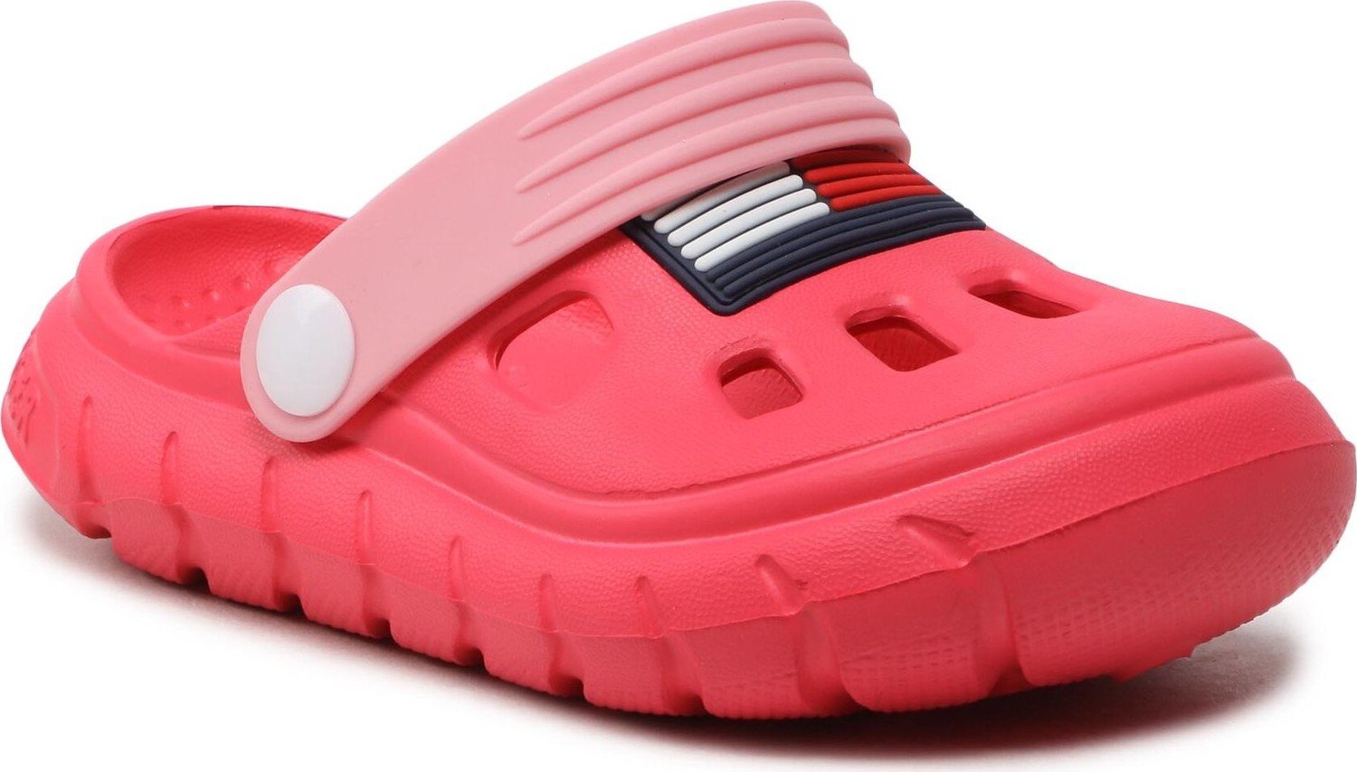 Nazouváky Tommy Hilfiger Flag Comfy Sandal T1A2-32780-0083 M Fuchsia/Pink A355