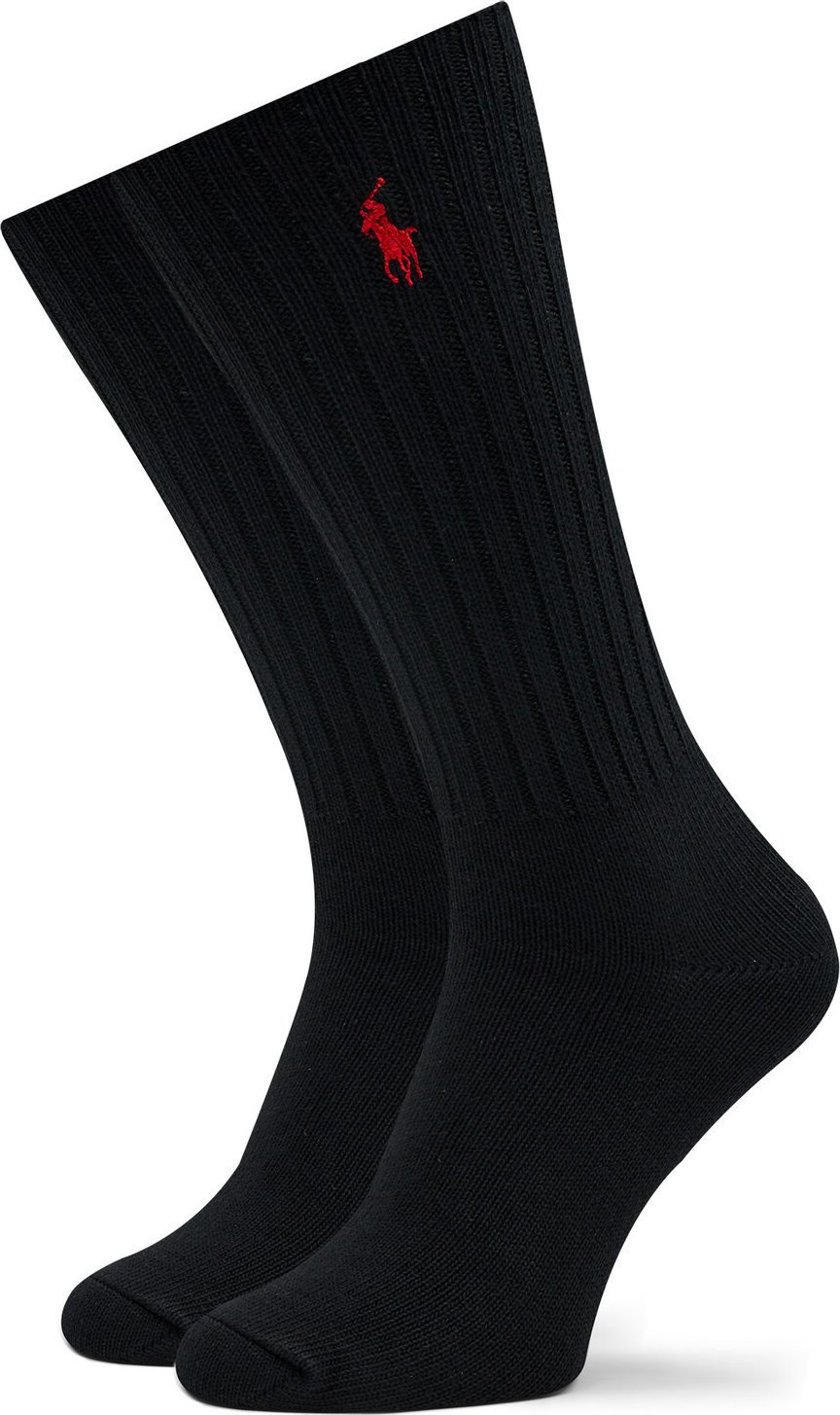 Pánské klasické ponožky Polo Ralph Lauren 449876014001 Black Red Pp