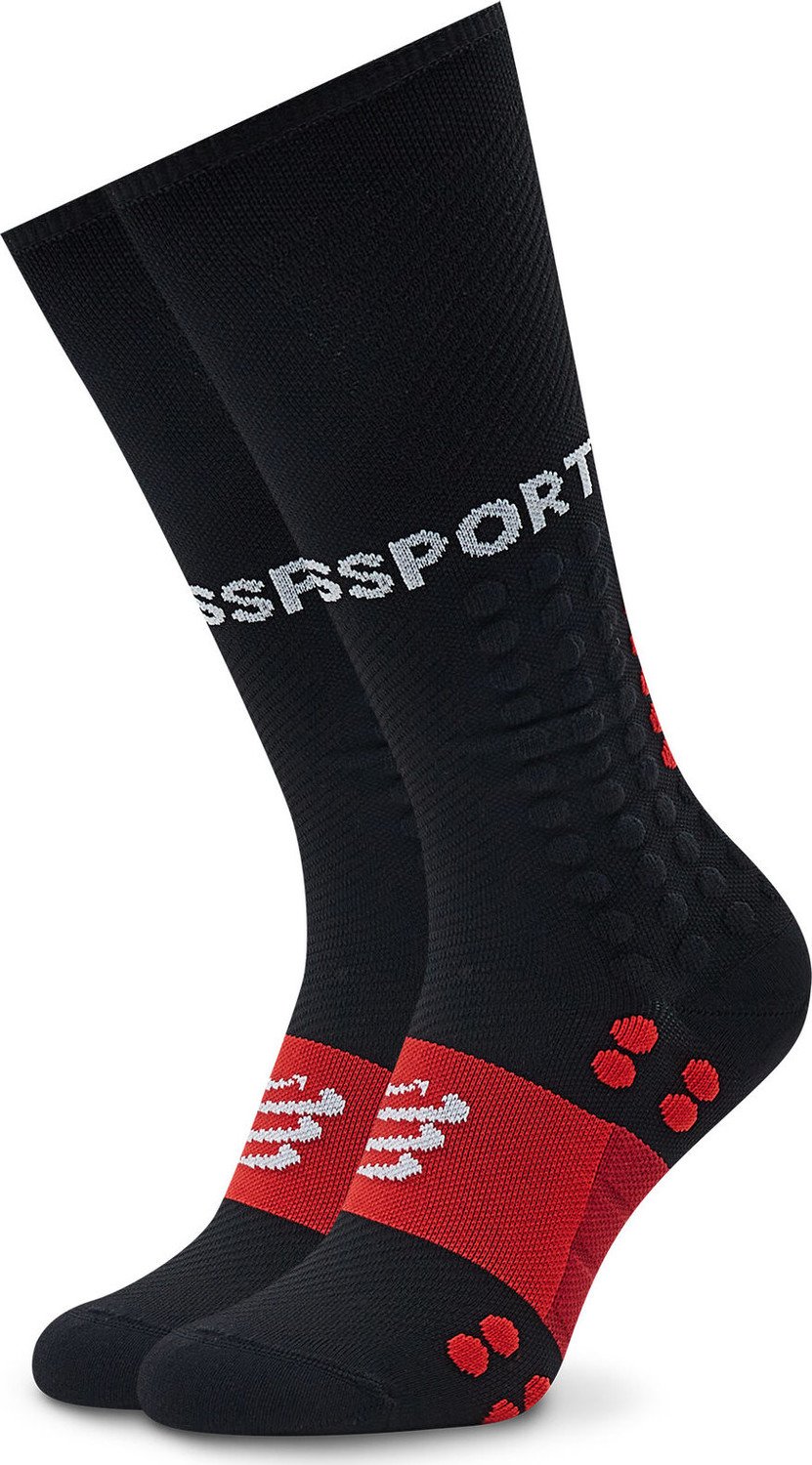 Klasické ponožky Unisex Compressport Run SU00004B Black 990