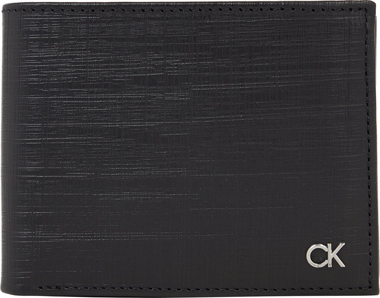 Pánská peněženka Calvin Klein Ck Must Trifold 10Cc W/Coin K50K510878 Ck Black Check BAX
