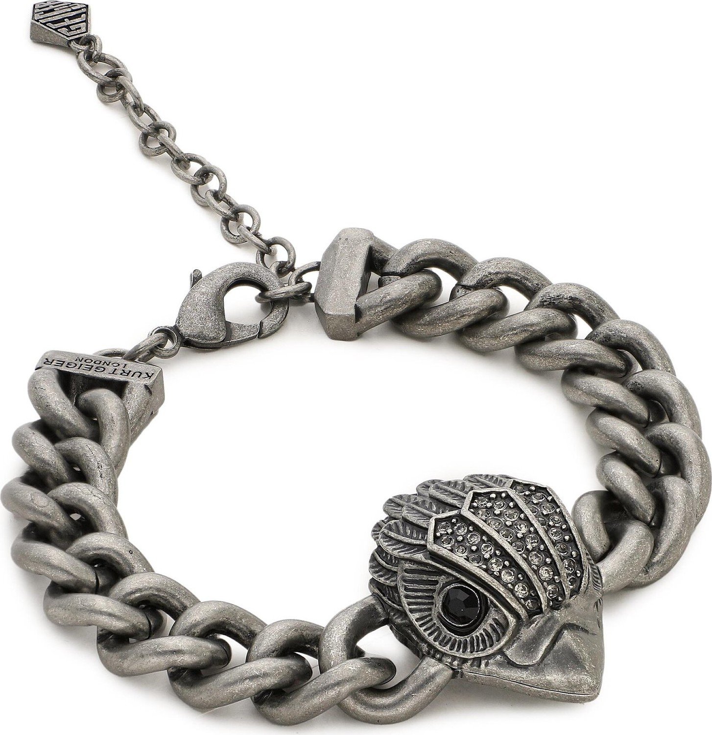 Náramek Kurt Geiger Eagle Xl Chunky Bracelet 8837664429 Gunmetal