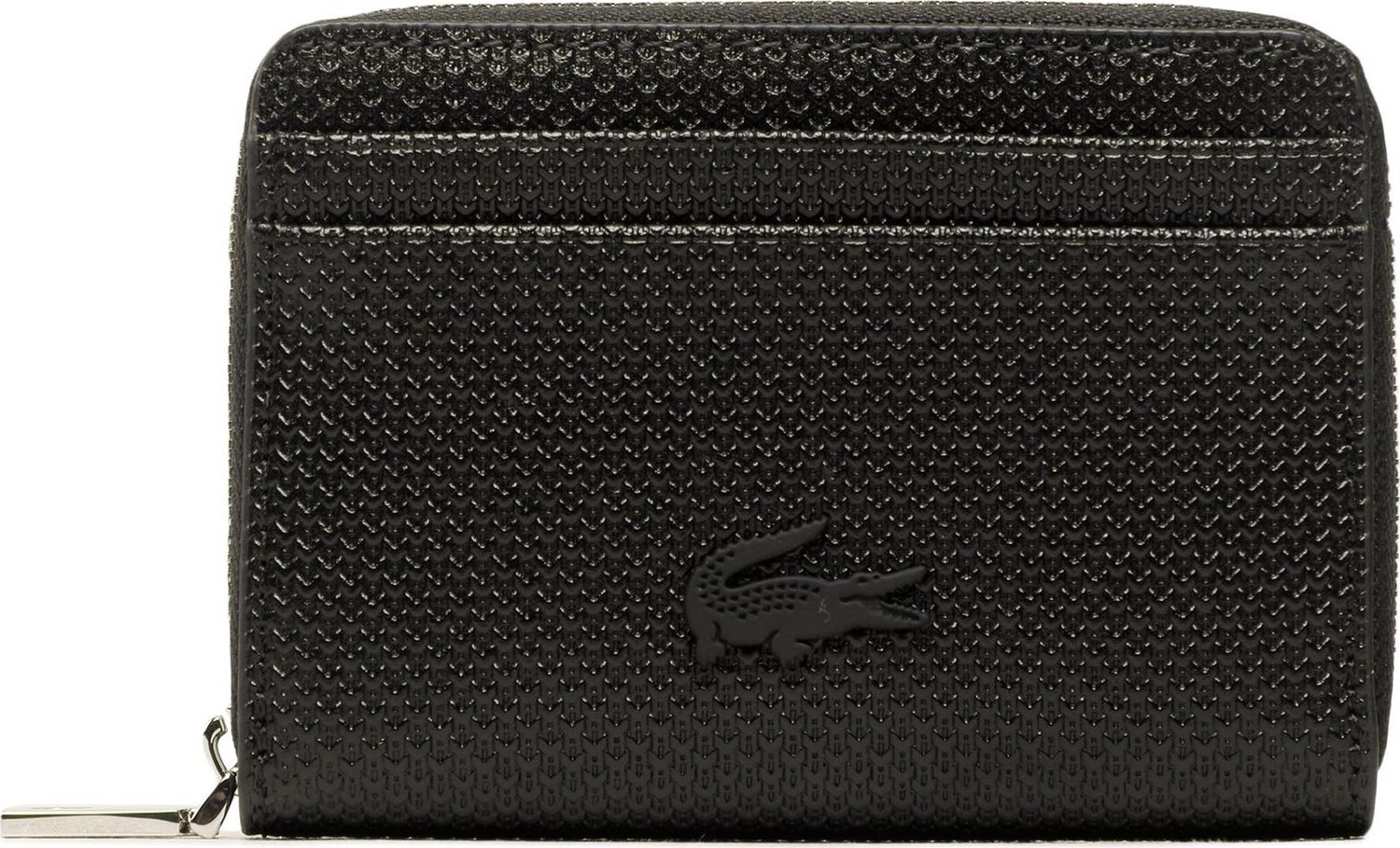 Malá dámská peněženka Lacoste Xs Zip Coin Wallet NF3855KL Noir 000