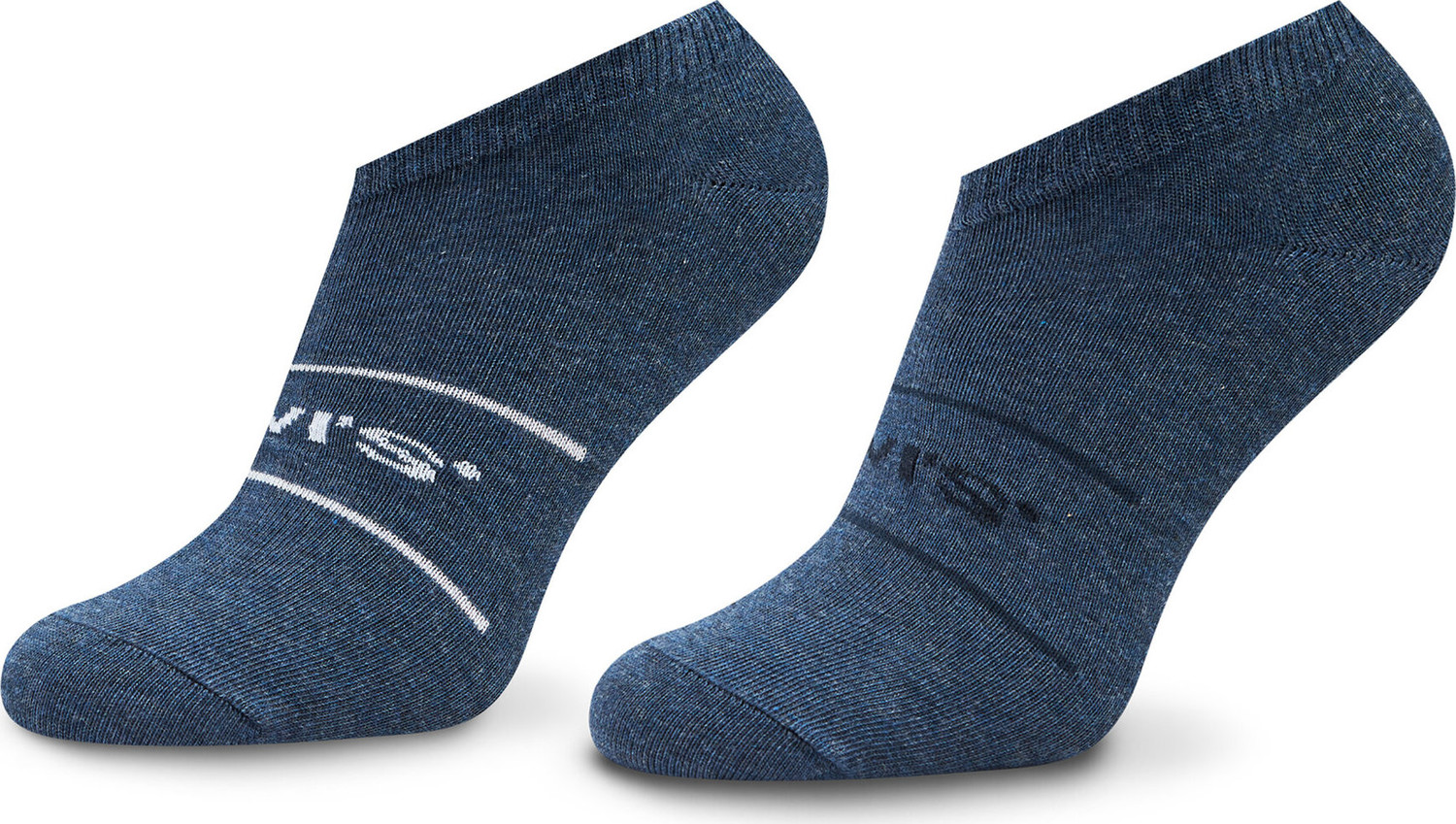 Sada 2 párů nízkých ponožek unisex Levi's® 701203953 Denim
