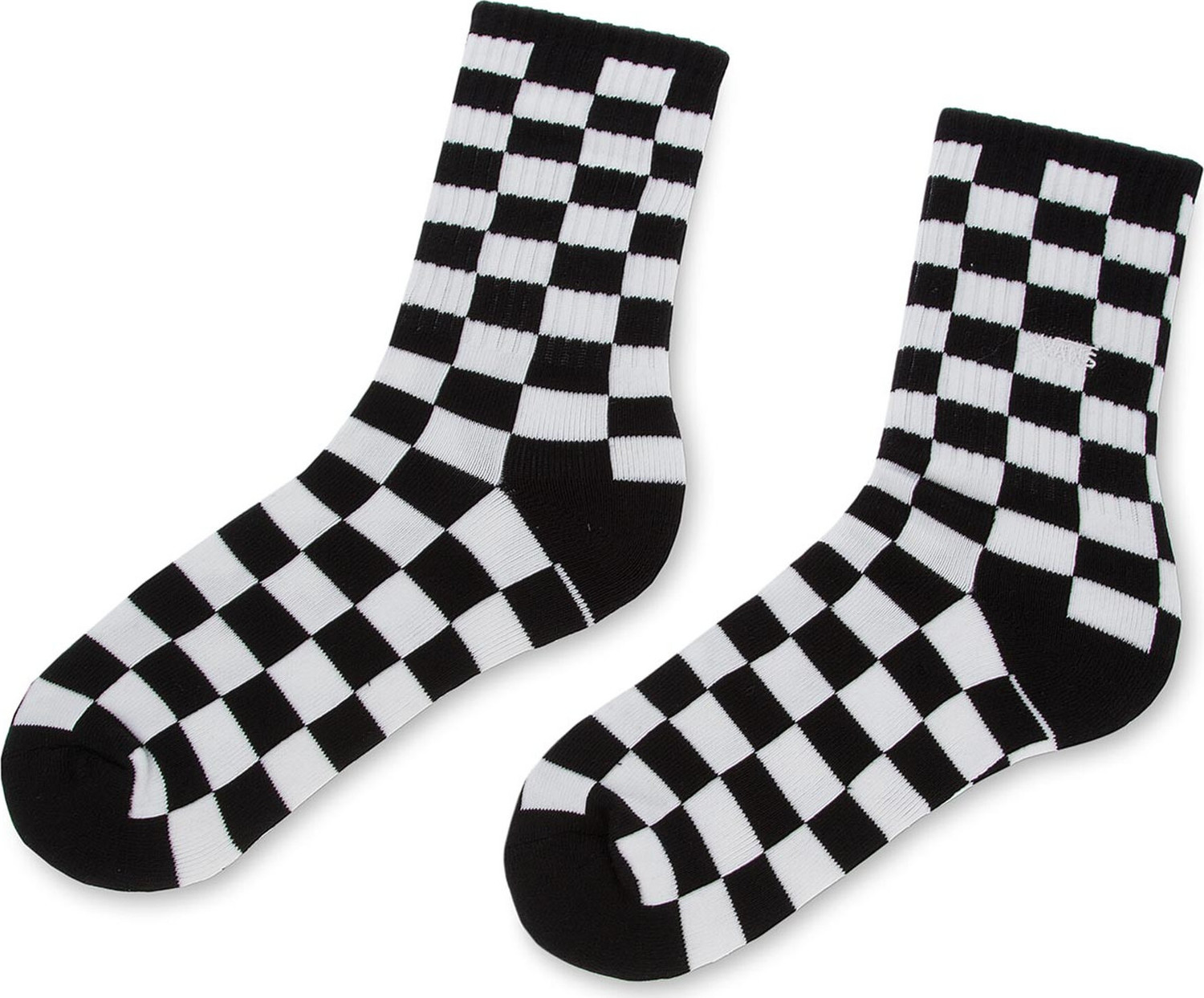 Dámské klasické ponožky Vans Checkerboard Crew VN0A3H3NHU0 r.38,5/42 Black/White