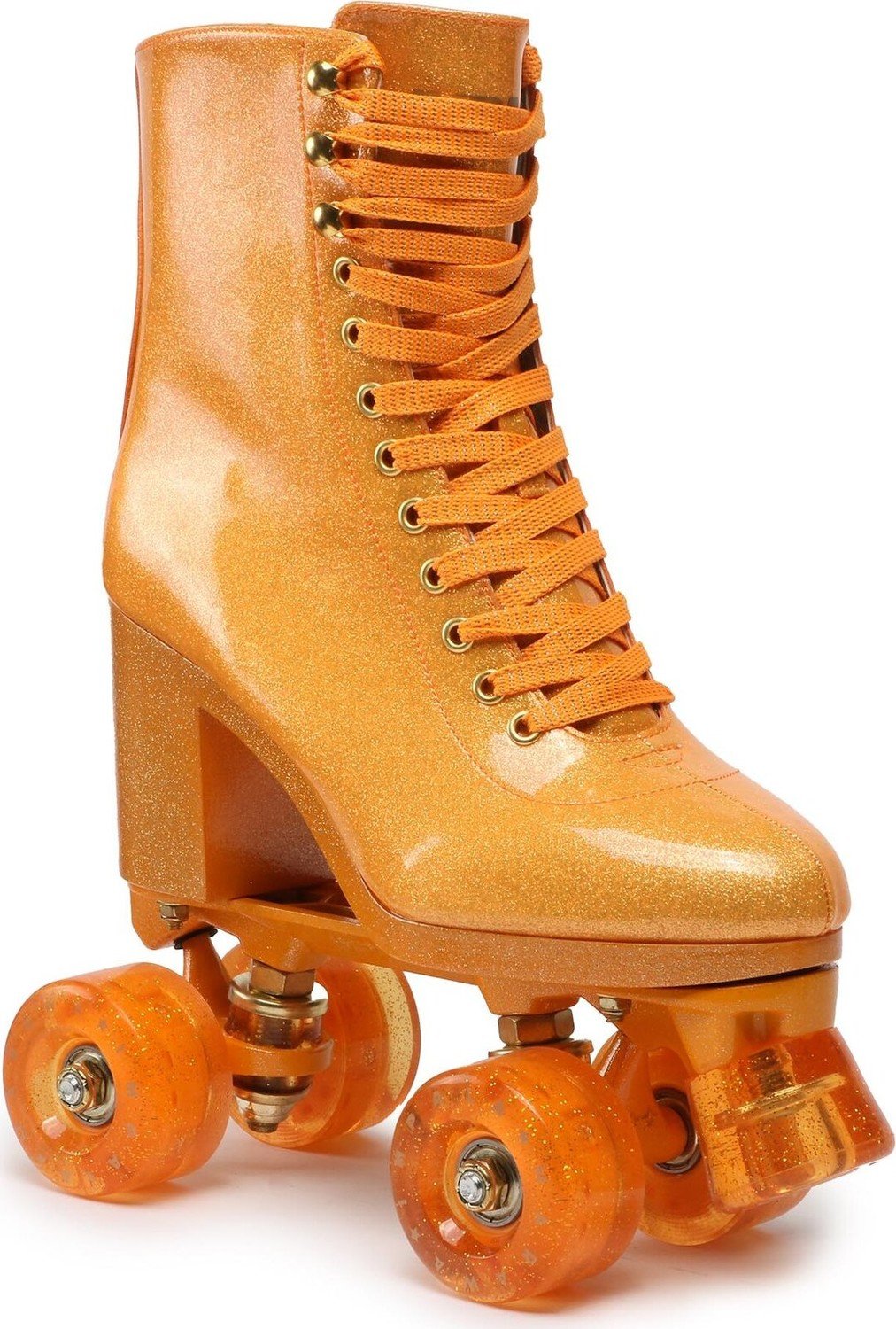 Retro kolečkové brusle Impala Marawa High Heel Skate A084-13002 Marawa Spaarkle Ogrange