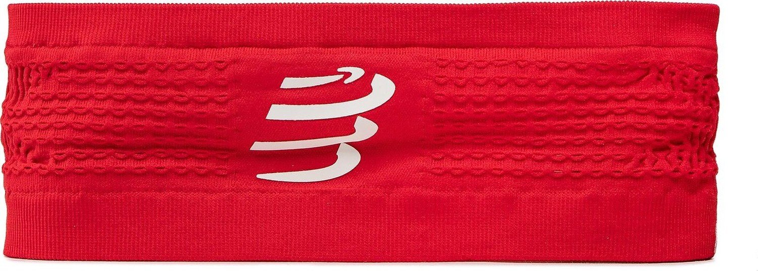 Textilní čelenka Compressport Headband On/Off CU00009B Red