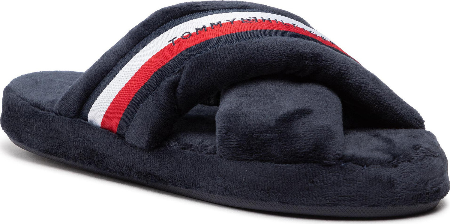 Bačkory Tommy Hilfiger Comfy Home Slippers With Straps FW0FW06587 Desert Sky DW5