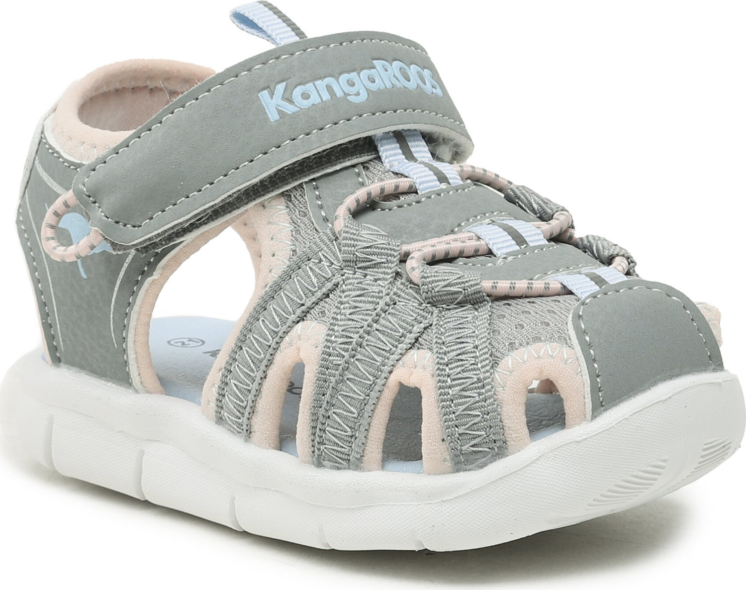 Sandály KangaRoos K-Lil Ev 00015 000 2179 Ultimate Grey/Frost Pink