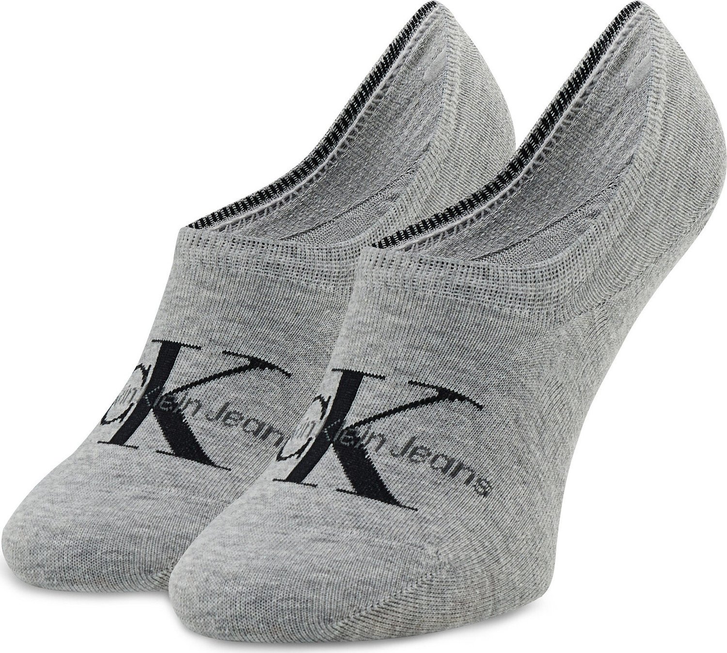 Dámské kotníkové ponožky Calvin Klein Jeans 701218751 Light Grey Melange 007