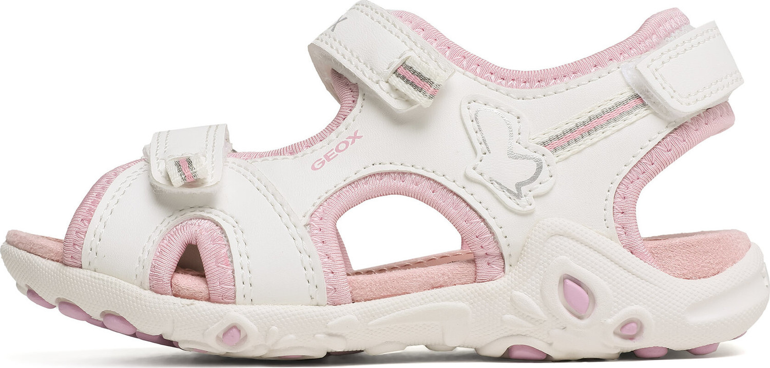 Sandály Geox J Sandal Whinberry G J35GRD05415C0406 S White/Pink
