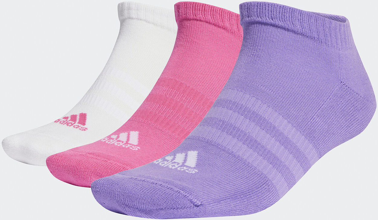 Kotníkové ponožky Unisex adidas Cushioned Low-Cut Socks 3 Pairs IC1335 preloved fuchsia/white/violet fusion