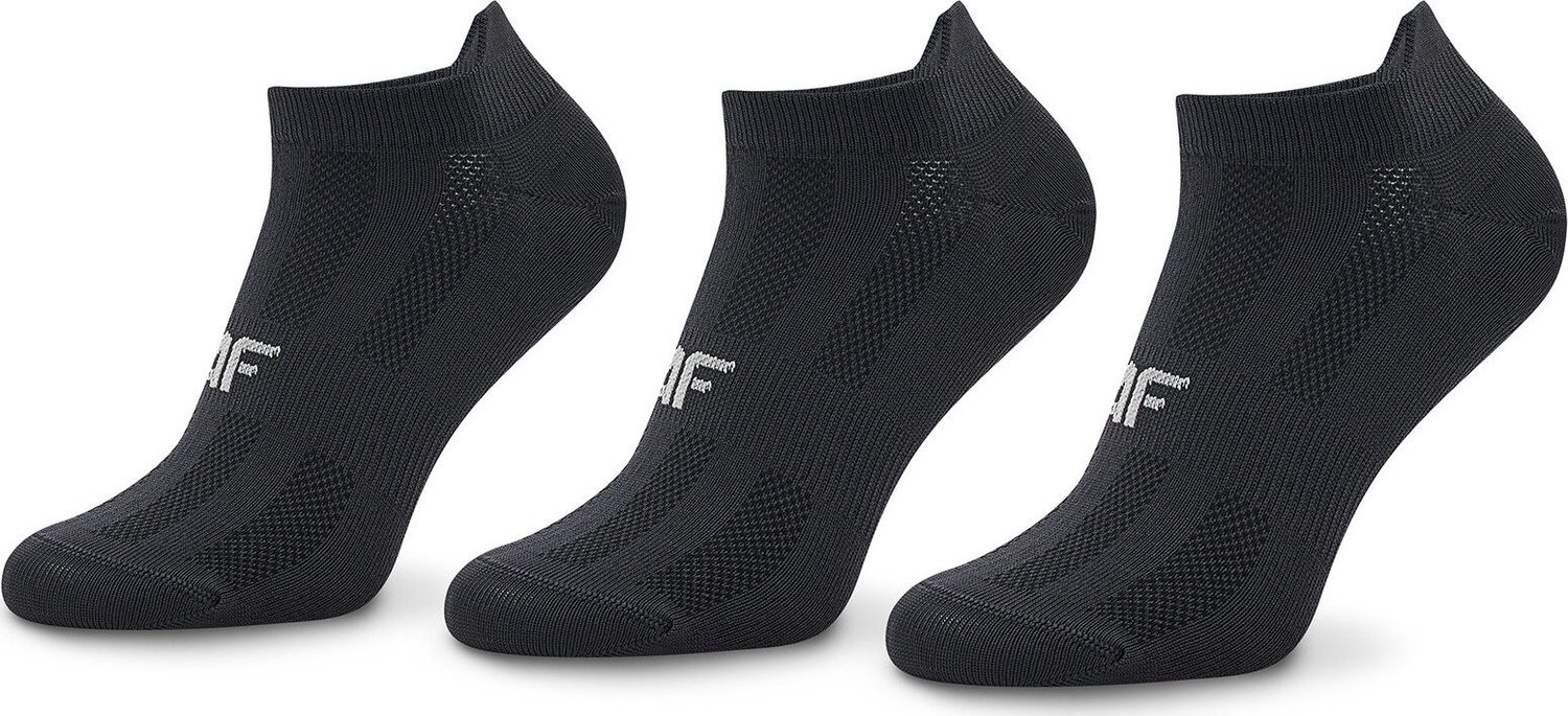 Sada 3 párů nízkých ponožek unisex 4F H4Z22-SOD001 20S