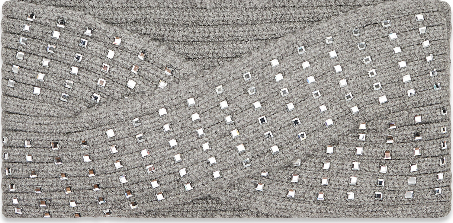 Textilní čelenka Pieces Alana 17130442 Medium Grey Melange