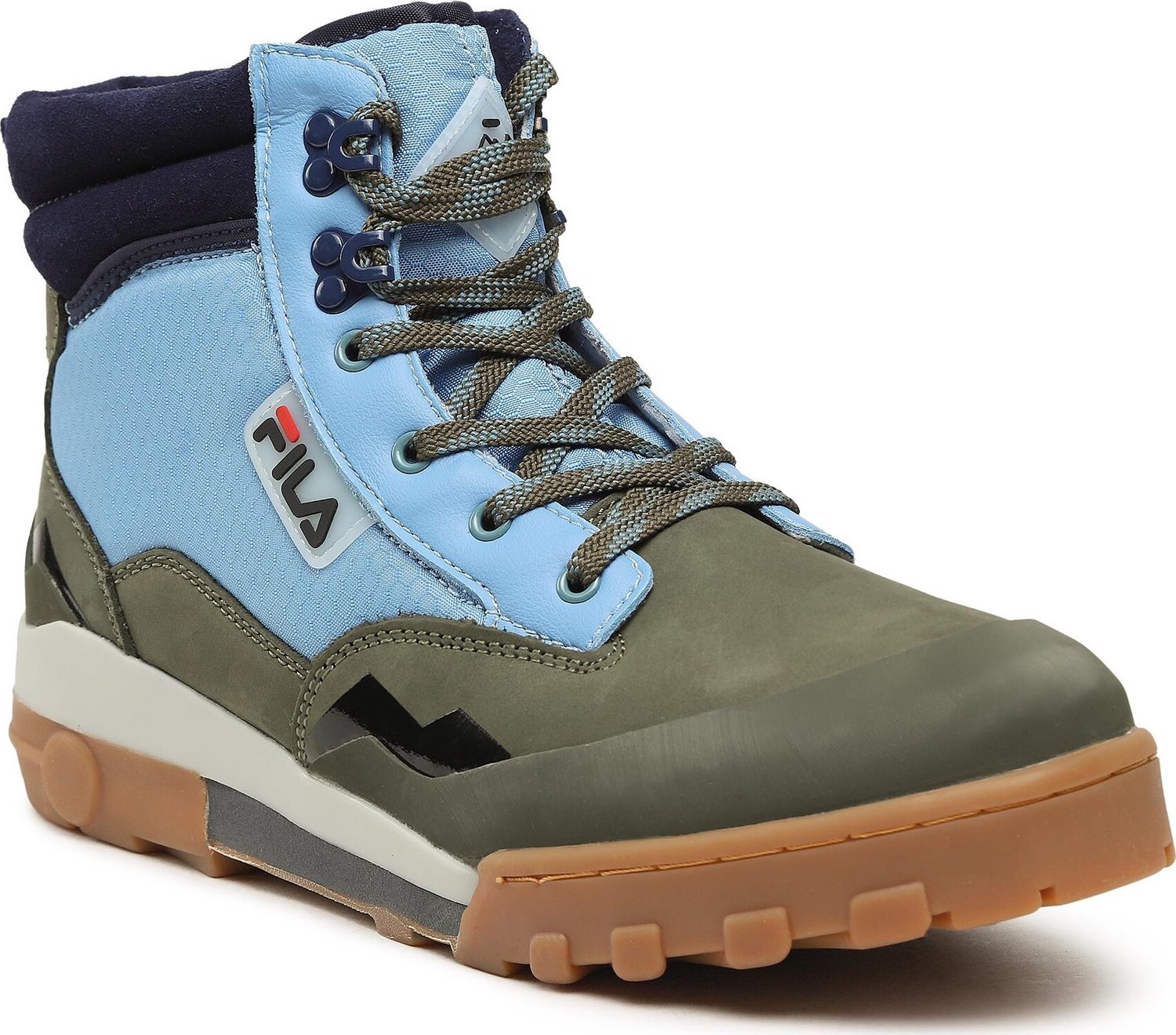 Turistická obuv Fila Grunge II O Mid FFM0163.63032 Loden Green/Adriatic Blue