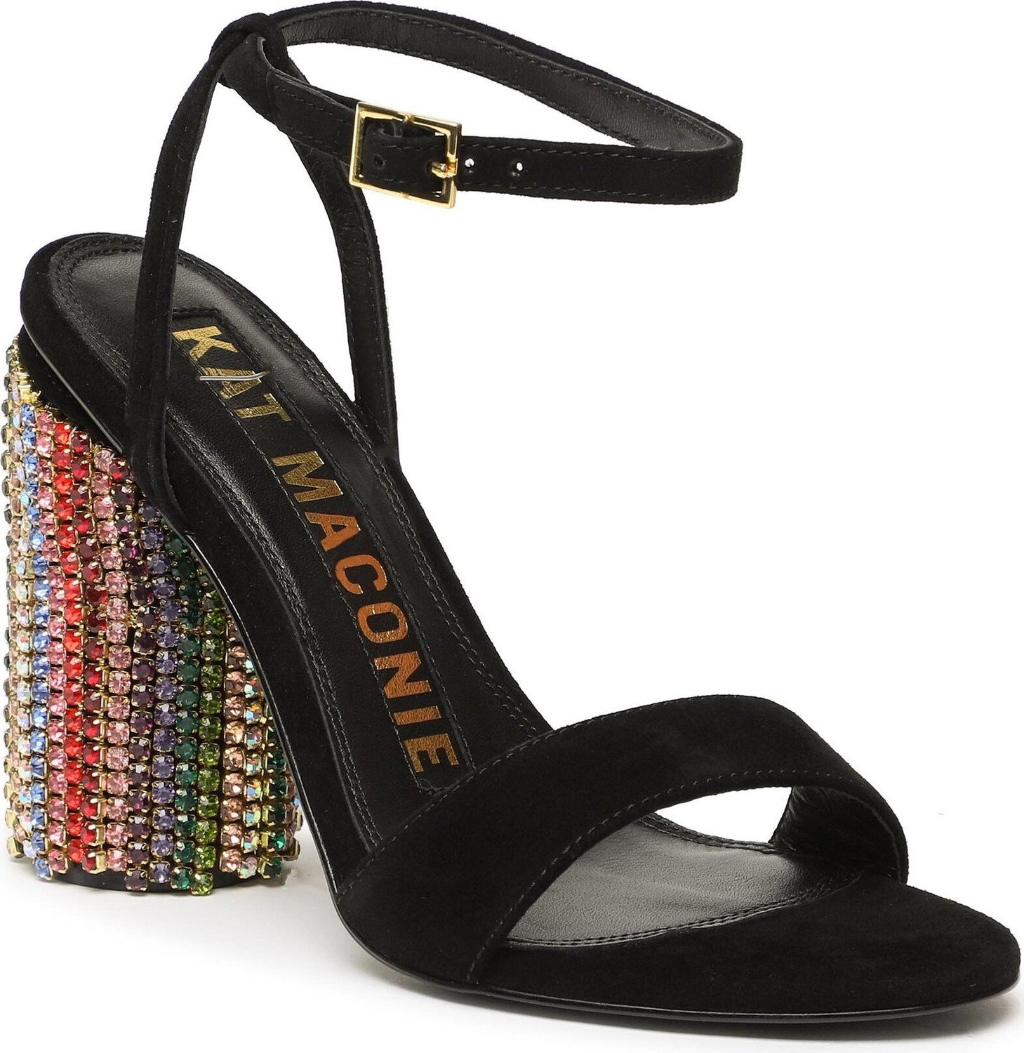 Sandály Kat Maconie Olive Black/Multi Crystals