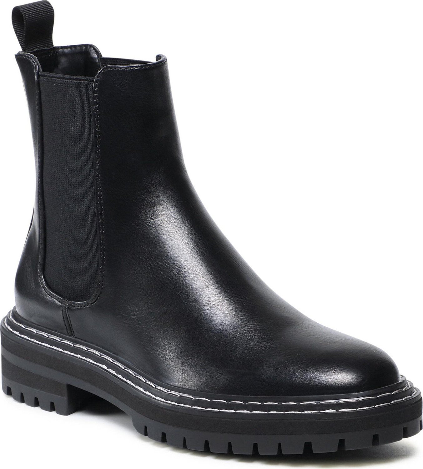 Kotníková obuv s elastickým prvkem ONLY Shoes Chelsea Boot 15238755 Black