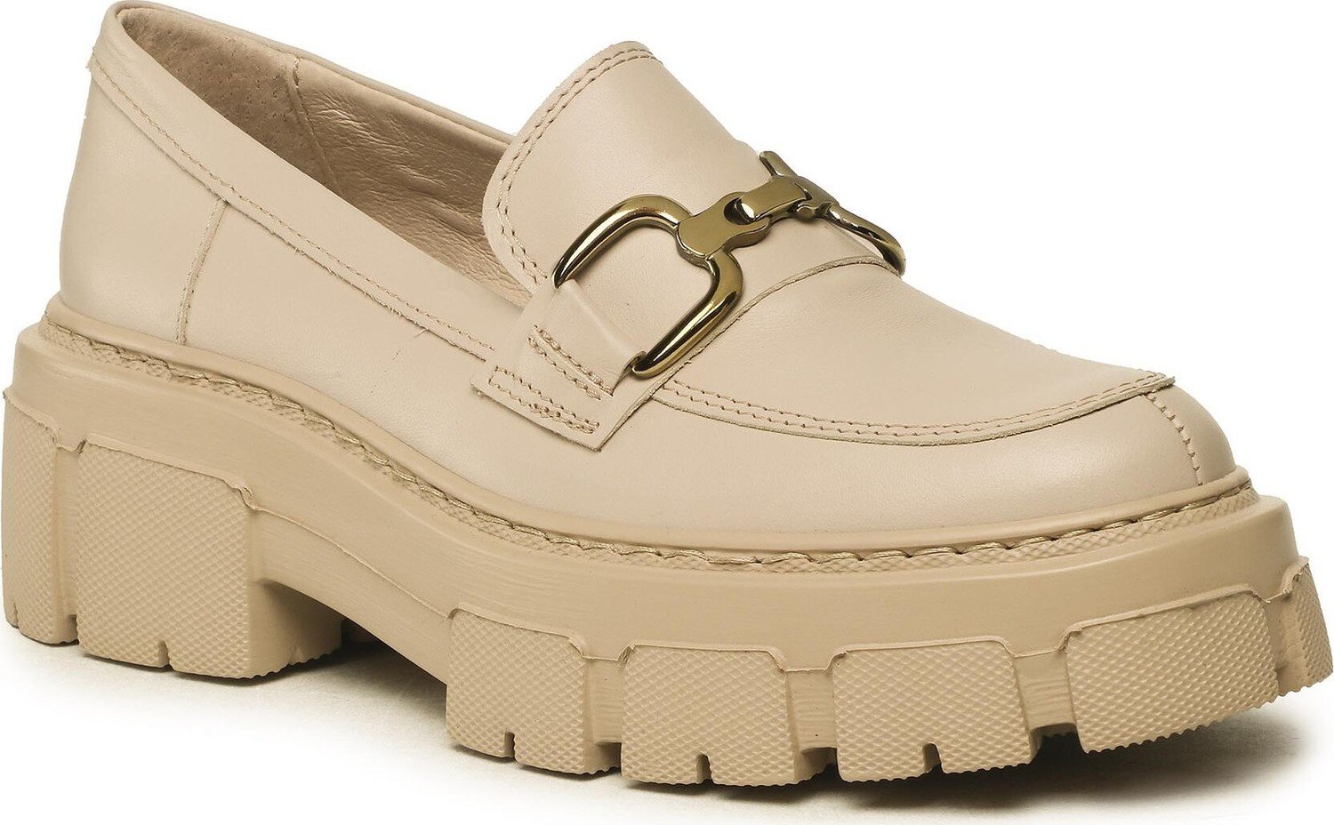 Loafersy Ryłko C2R28 Beżowy 8SR