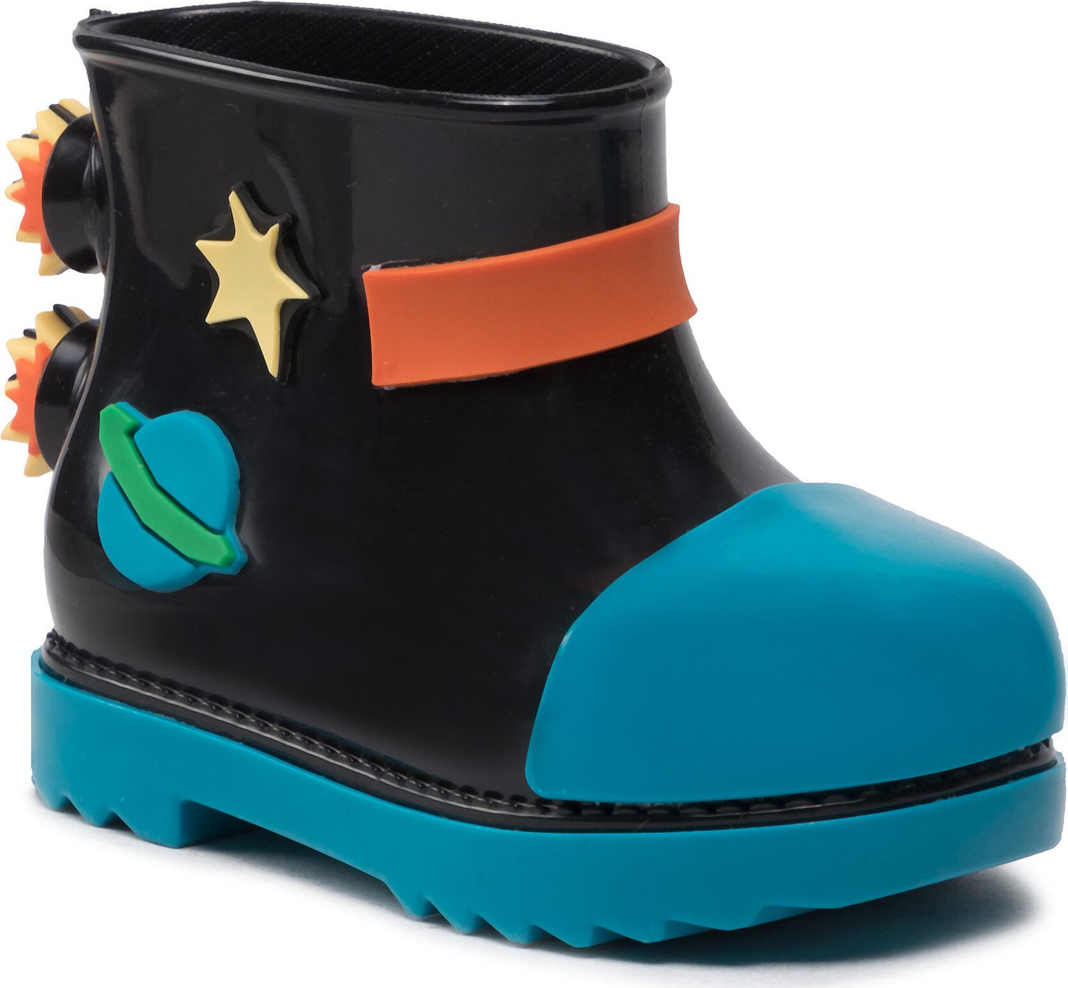 Holínky Melissa Mini Melissa Rain Boot + Fabula 33676 Blue/Black AF019