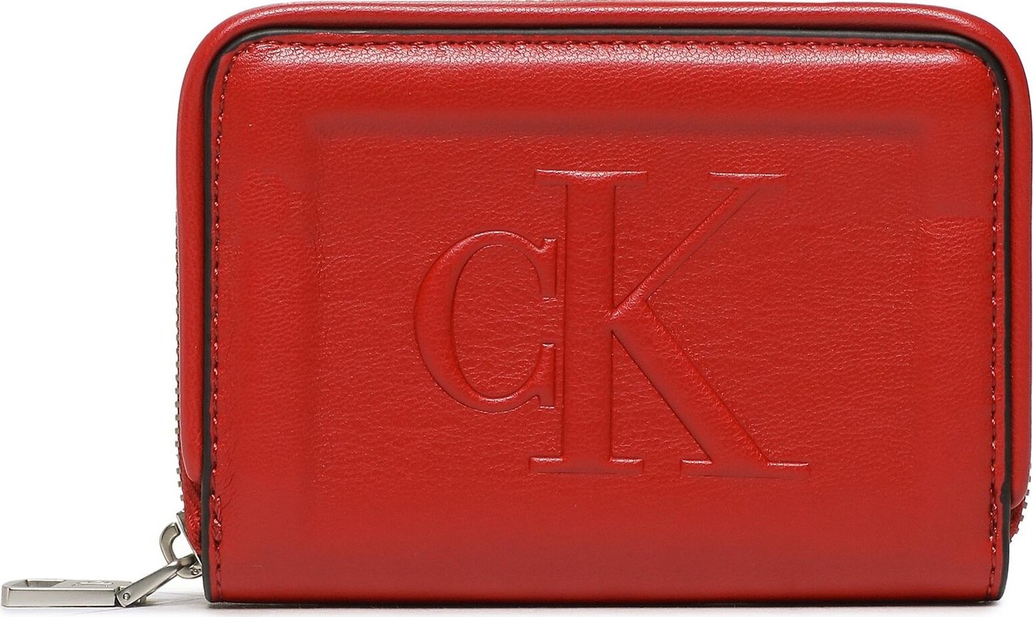 Malá dámská peněženka Calvin Klein Jeans Sculpted Med Zip Around Pipping K60K610353 XL6