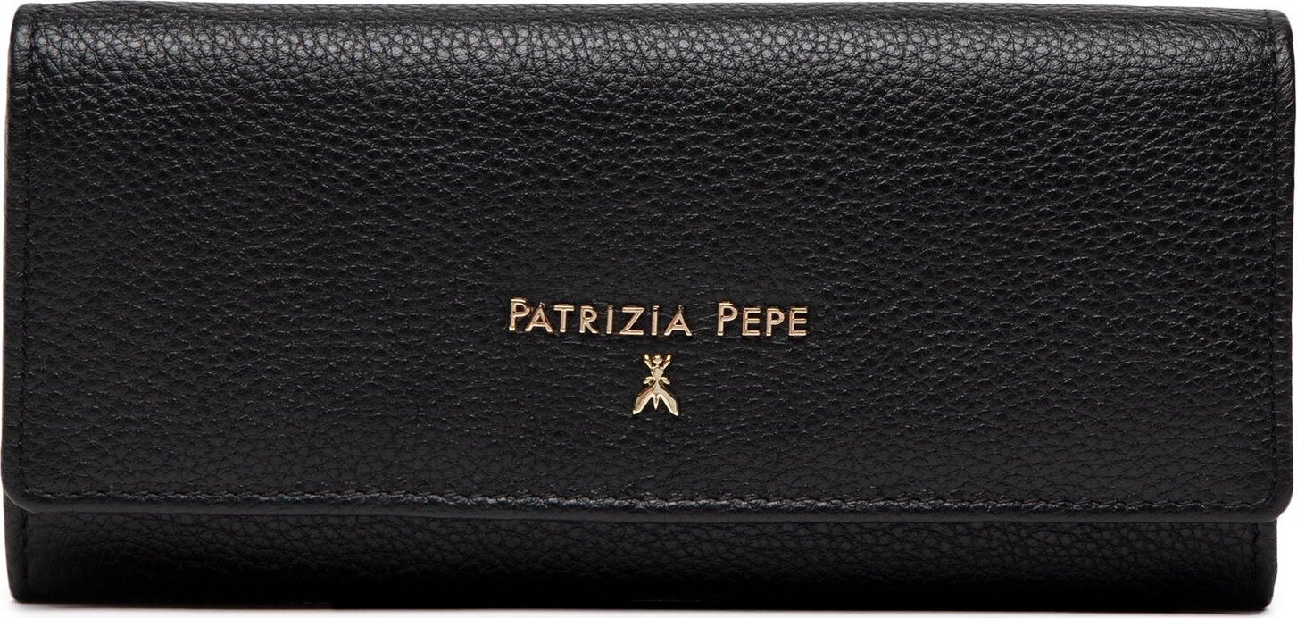 Velká dámská peněženka Patrizia Pepe CQ0215/L001-K103 Nero